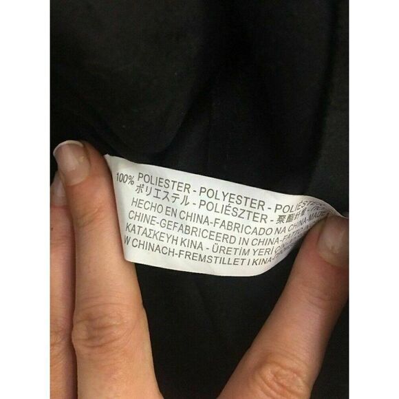 Zara Womens Solid Black Long Sleeve Native American Faux Suede Mini Dress Small - Picture 8 of 8